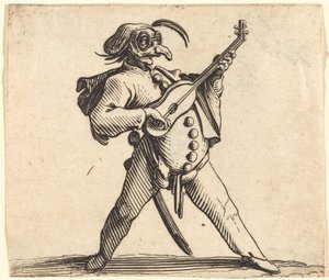 De Gemaskerde Komiek die Gitaar Speelt