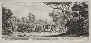 De ellende van oorlog: Arrestatie van misdadigers, 1633