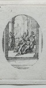 De Mysteriën van de Passie: Christus Gekroond met Doornen door Jacques Callot
