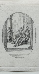 De Mysteries van de Passie: Christus met Doornen gekroond door Jacques Callot
