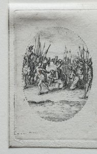De Mysteriën van de Passie: Het Dragen van het Kruis door Jacques Callot