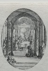 De Mysteries van de Passie: De Besnijdenis door Jacques Callot
