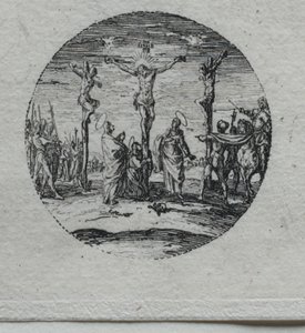 De Mysteriën van de Passie: De Afname van het Kruis door Jacques Callot