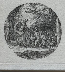 De Mysteries van de Passie: De Nederdaling in de Limbo door Jacques Callot