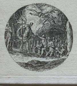 De Mysteries van de Passie: De afdaling in de Limbus door Jacques Callot