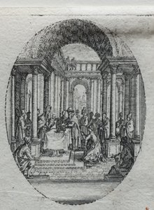 De Mysteriën van de Passie: De Presentatie in de Tempel door Jacques Callot