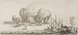 De Zeeslag, uit Verschillende Scènes Ontworpen in Florence
