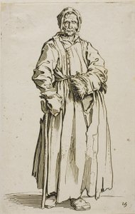 De eenogige vrouw, plaat vijftien uit De bedelaars door Jacques Callot