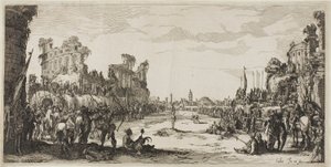 De Orde van Pijlen (Sint-Sebastiaan) door Jacques Callot