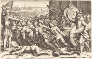 De herinscheping van de troepen, ca. 1614
