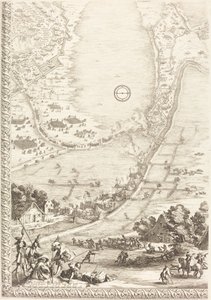 Het Beleg van Breda [plaat 4 van 6] door Jacques Callot