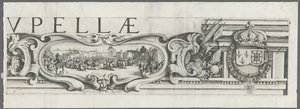 De belegering van La Rochelle: plaat 3 door Jacques Callot