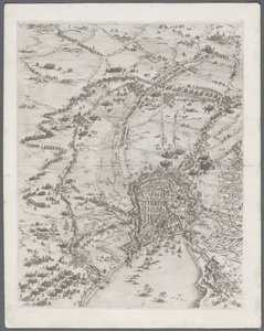 Het Beleg van La Rochelle: Plaat 6, 1628-1630 door Jacques Callot