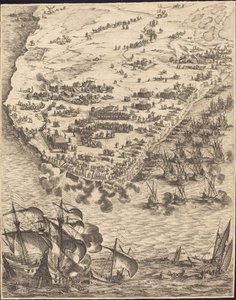 Het Beleg van La Rochelle [plaat 10 van 16], 1628-1631