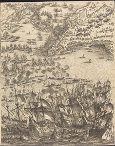 Het beleg van La Rochelle [plaat 11 van 16; set omvat 1952.8.97-112]