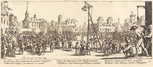 De Strappado door Jacques Callot
