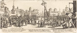 De Strappado door Jacques Callot
