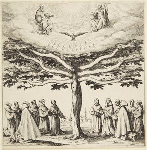 De boom van Sint Franciscus door Jacques Callot