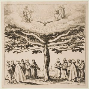 De boom van Sint-Franciscus door Jacques Callot
