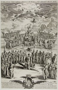 De triomf van de Maagd door Jacques Callot