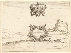 De twee kronen door Jacques Callot