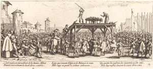 Het wiel door Jacques Callot