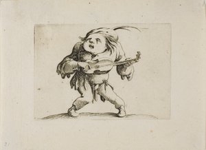 De Wankele Man die Gitaar Speelt, uit Varie Figure Gobbi