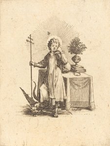 De jonge Jezus door Jacques Callot