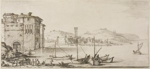 De Zany of Scapin, uit Drie Italiaanse Komieken door Jacques Callot
