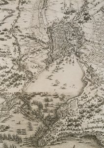 Het beleg van La Rochelle ... door Jacques Callot