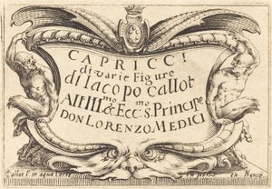 Titelpagina voor "The Capricci"