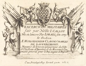 Titelpagina voor De militaire oefeningen, 1634-1635