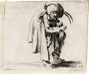 Varie Figure Gobbi ... (gravure) door Jacques Callot