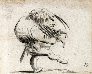 Varie Figure Gobbi ... (gravure) door Jacques Callot