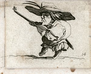 Varie Figure Gobbi ... (gravure) door Jacques Callot