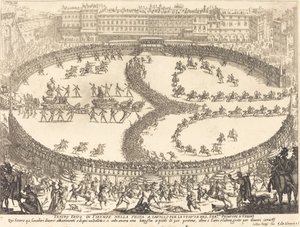 Uitzicht op het festival