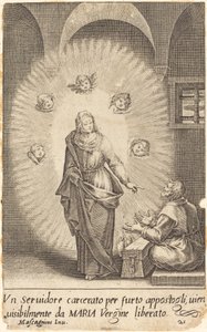 De bevrijde dienaar door Jacques Callot after Donato Mascagni