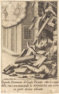 Domenico di Giusto door Jacques Callot after Matteo Rosselli