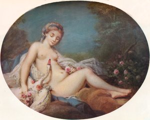 Leda, 18e eeuw, 1917 door Jacques Charlier