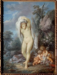 Het bad van Venus. Schilderij door Jacques Charlier door Jacques Charlier