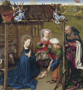 De Geboorte door Jacques Daret