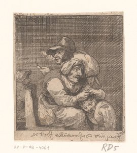 Ontluizing van een kind door een oude vrouw door Jacques Dassonville (attributed to)
