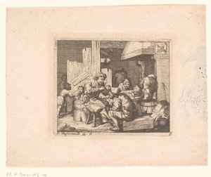 Boeren rond de haard door Jacques Dassonville