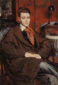 Portret van René Crevel 1900-1935, 1928 door Jacques Emile Blanche
