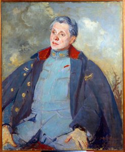 Portret van de Franse politicus Joseph Paul Boncour als officier door Jacques Emile Blanche