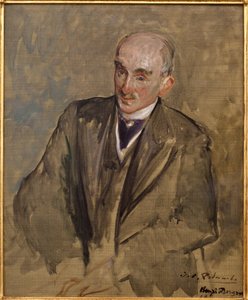 Studie voor het portret van Henri Bergson (1859-1941). Schilderij door Jacques Emile Blanche (1861-1942) door Jacques Emile Blanche