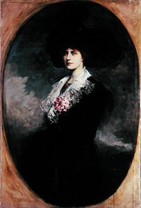 Portret van een vrouw door Jacques Fernand Humbert