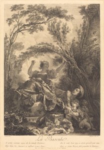 De Wip door Jacques Firmin Beauvarlet after Jean Honoré Fragonard