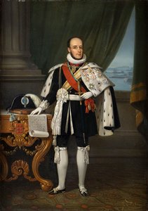 Infante Luís, Hertog van Porto 1838-1889, toekomstige koning Luís I van Portugal, voor 1860 door Jacques Francois Carabain