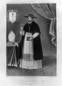 Vincente de Valverde, eerste Bisschop van Cuzco, 1852